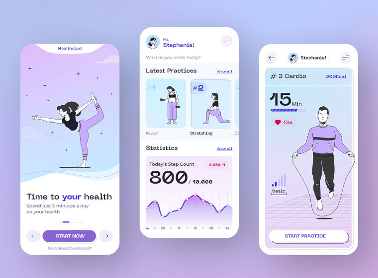 Screenshot of a mobile app