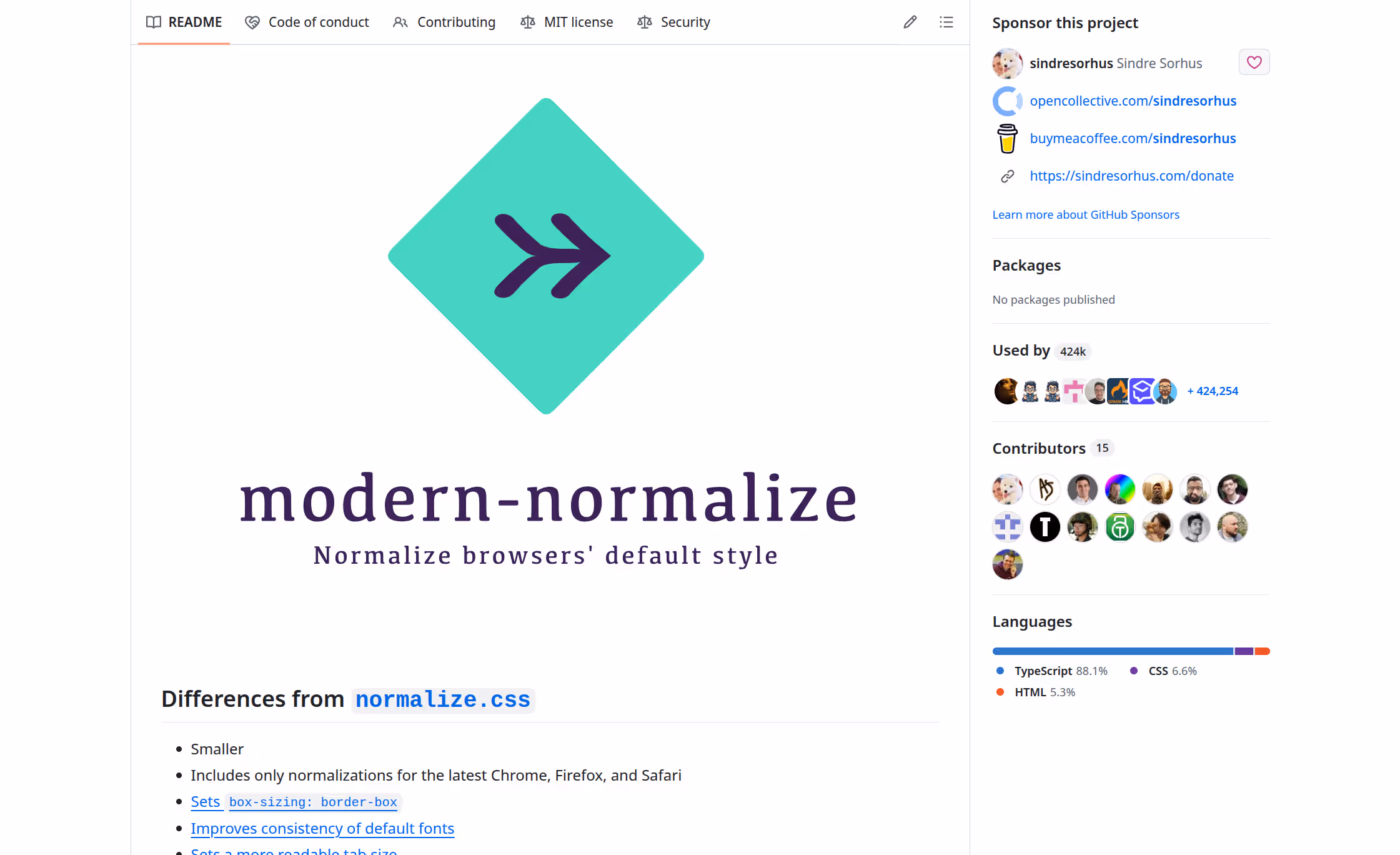 modern-normalize